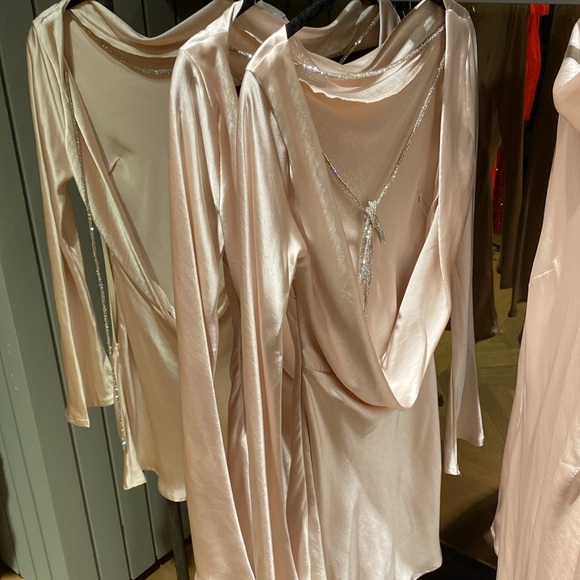 One and only collective champagne backless mini dress-ST2278B07 - Picture 4 of 9